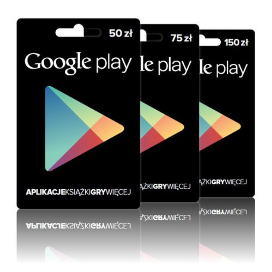 Karty podarunkowe Google Play
